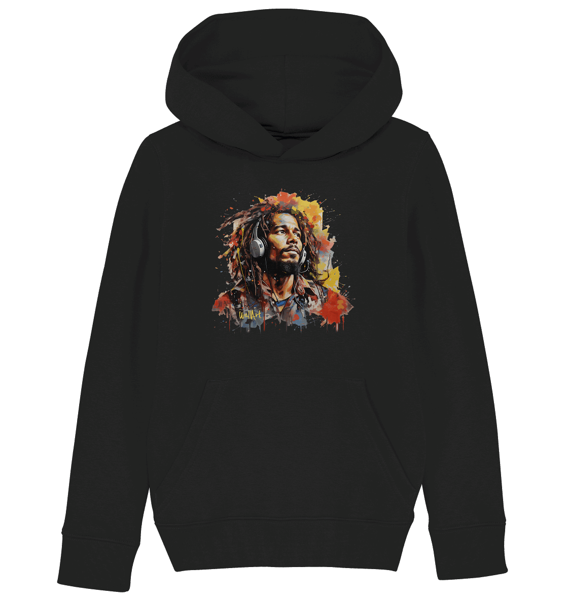 WallArt - Bob Marley - Kids Organic Hoodie