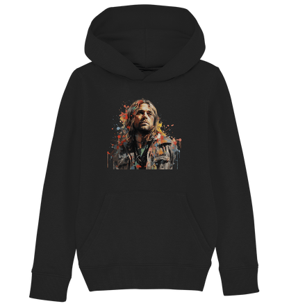WallArt - Kurt Cobain - Kids Organic Hoodie - Snapshirts