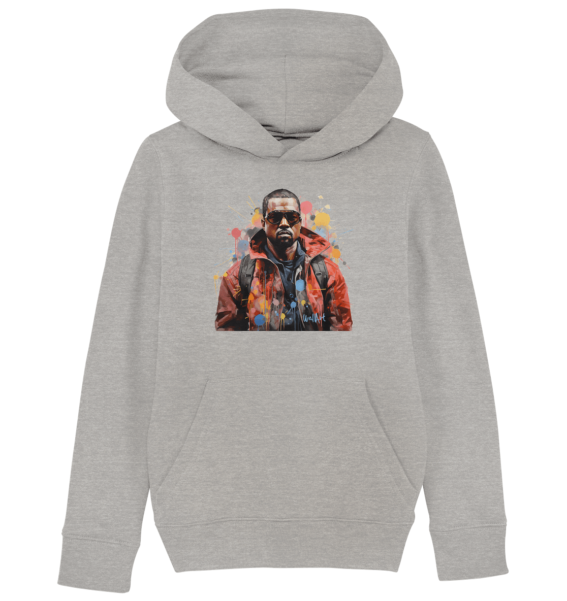 WallArt - Kanye_West - Kids Organic Hoodie - Snapshirts