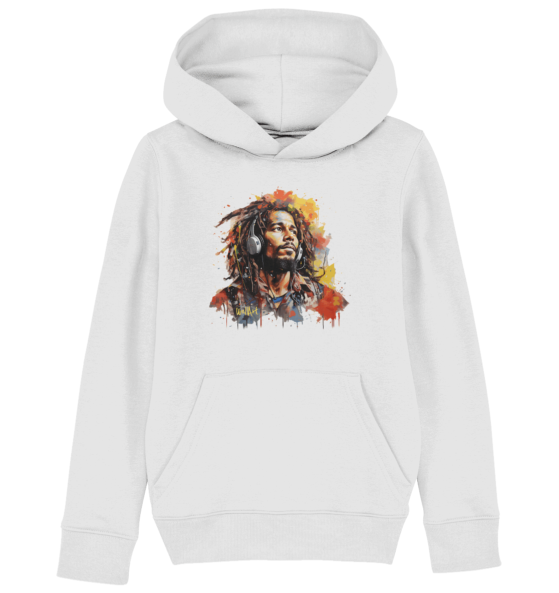 WallArt - Bob Marley - Kids Organic Hoodie