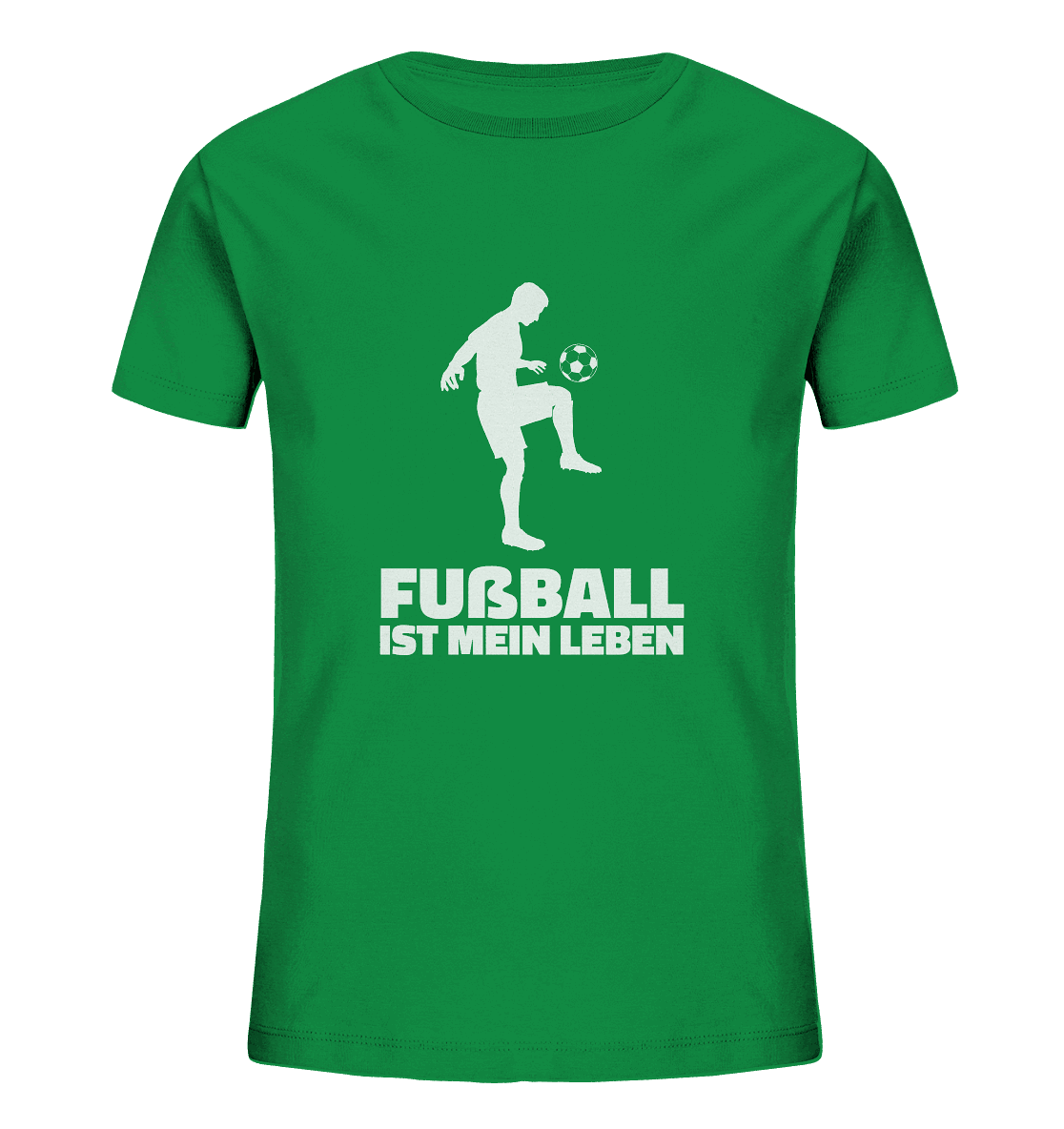 Fußball ist mein Leben  - Kids Organic Shirt