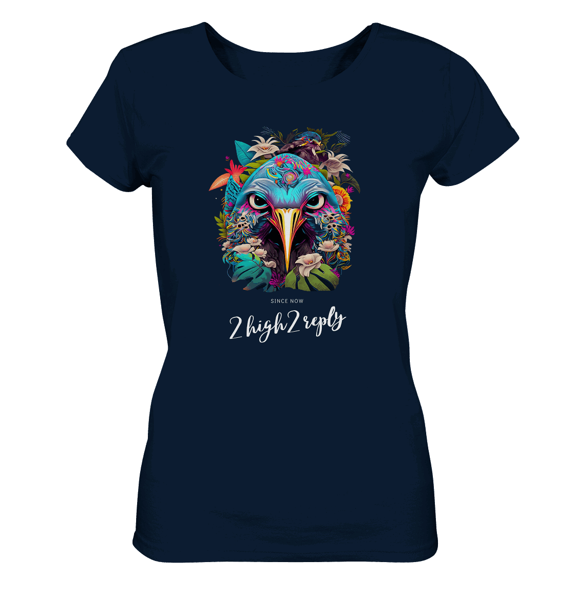2high2reply / angry bird   - Ladies Organic Shirt
