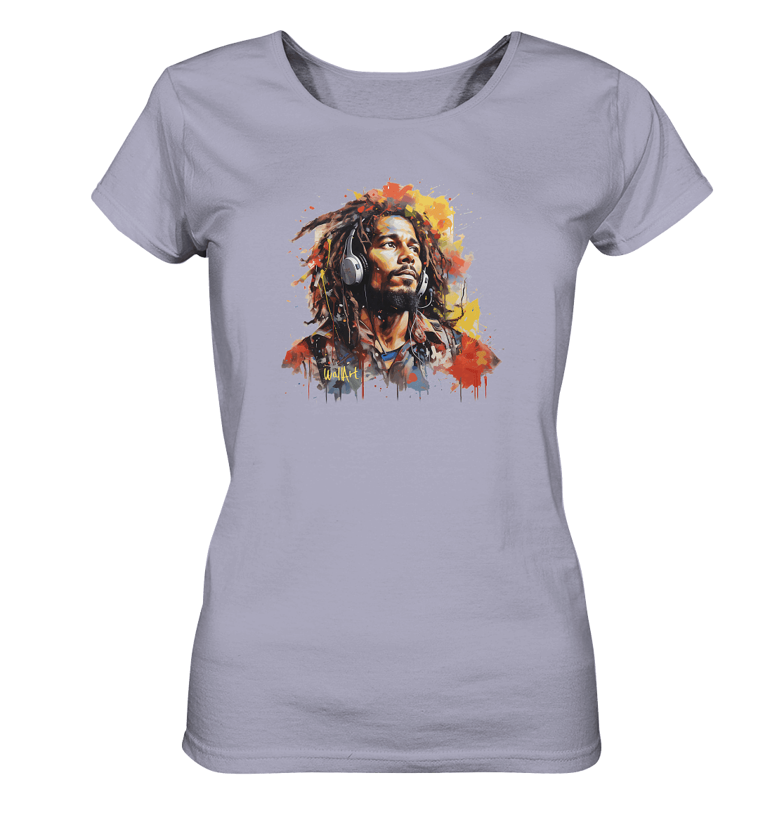 WallArt - Bob Marley - Ladies Organic Shirt