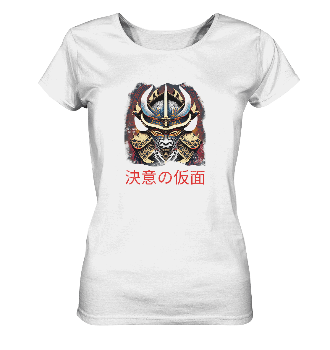 Tenshu / Maske der Entschlossenheit - Ladies Organic Shirt