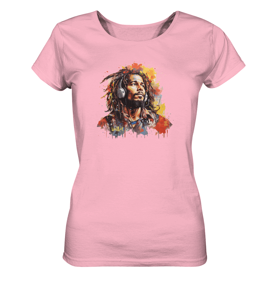 WallArt - Bob Marley - Ladies Organic Shirt