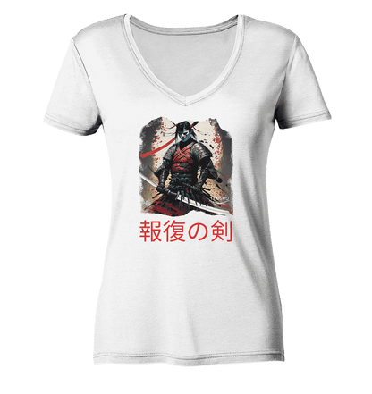 Tenshu / Das Schwert der Vergeltung - Ladies Organic V-Neck Shirt