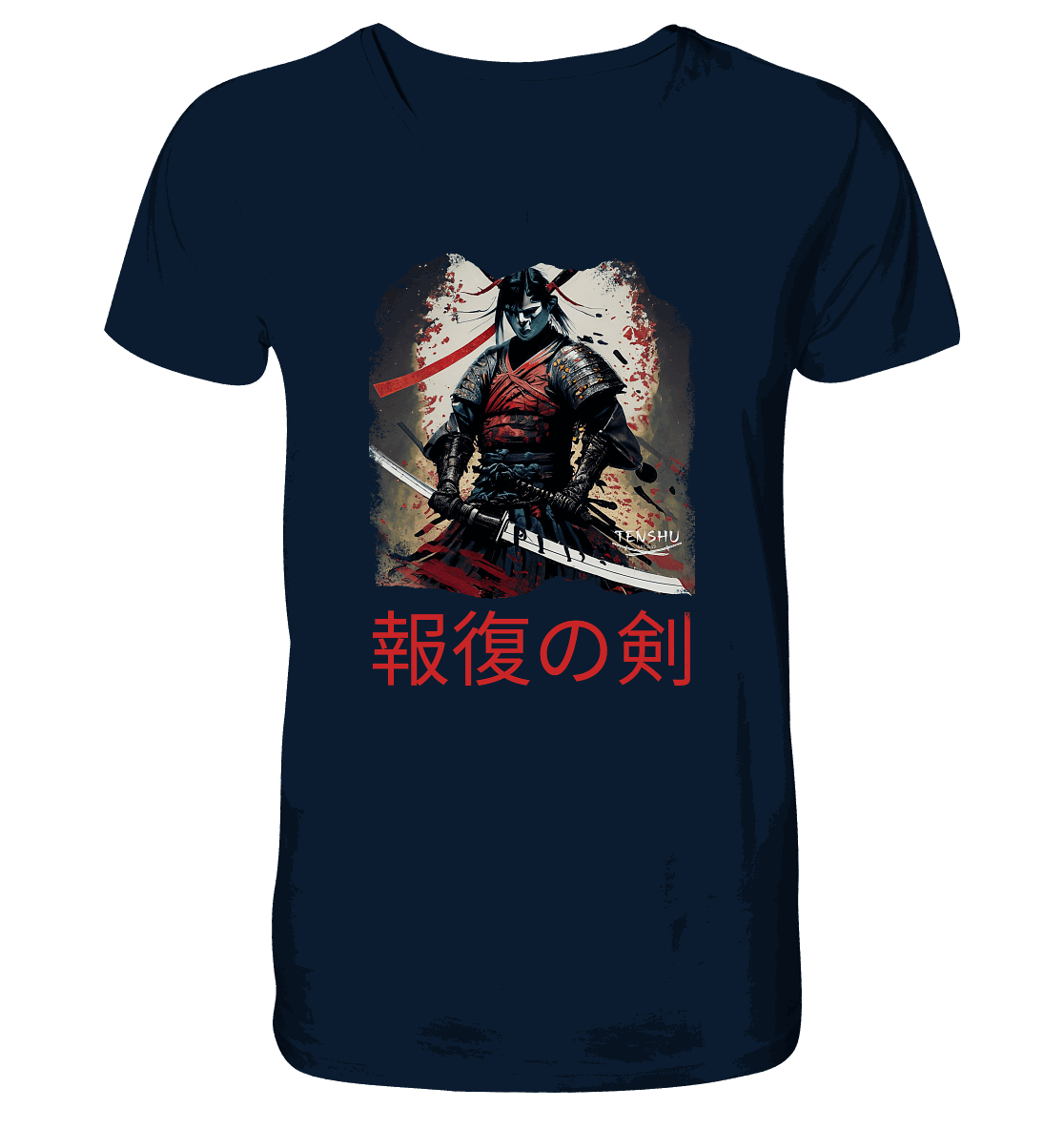 Tenshu / Das Schwert der Vergeltung - Mens Organic V-Neck Shirt
