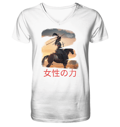 Tenshu / Die Macht der Frauen - Mens Organic V-Neck Shirt