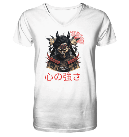 Tenshu / Stärke des Geistes - Mens Organic V-Neck Shirt