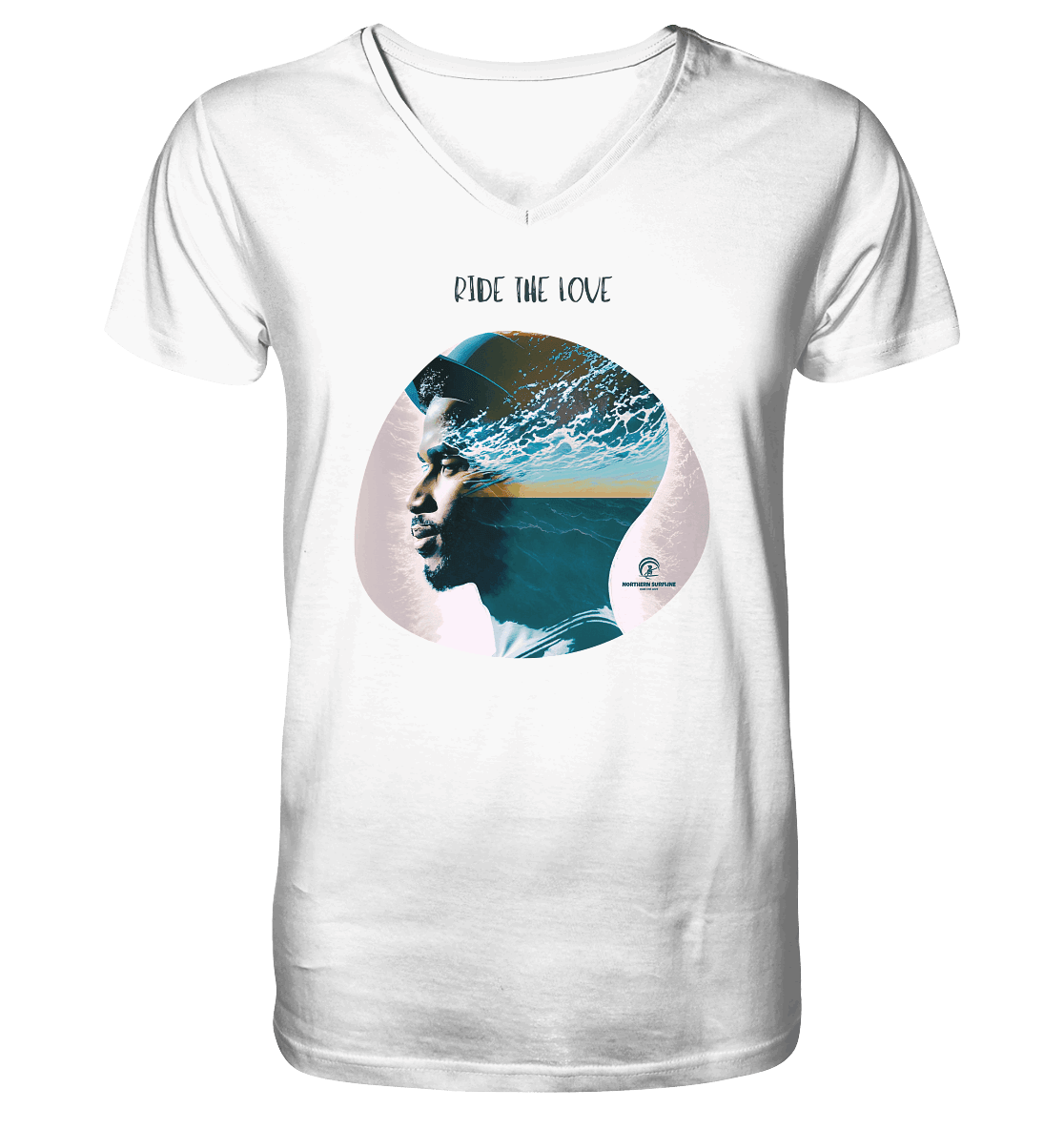 Northern Sufline - Mens Organic V-Neck Shirt