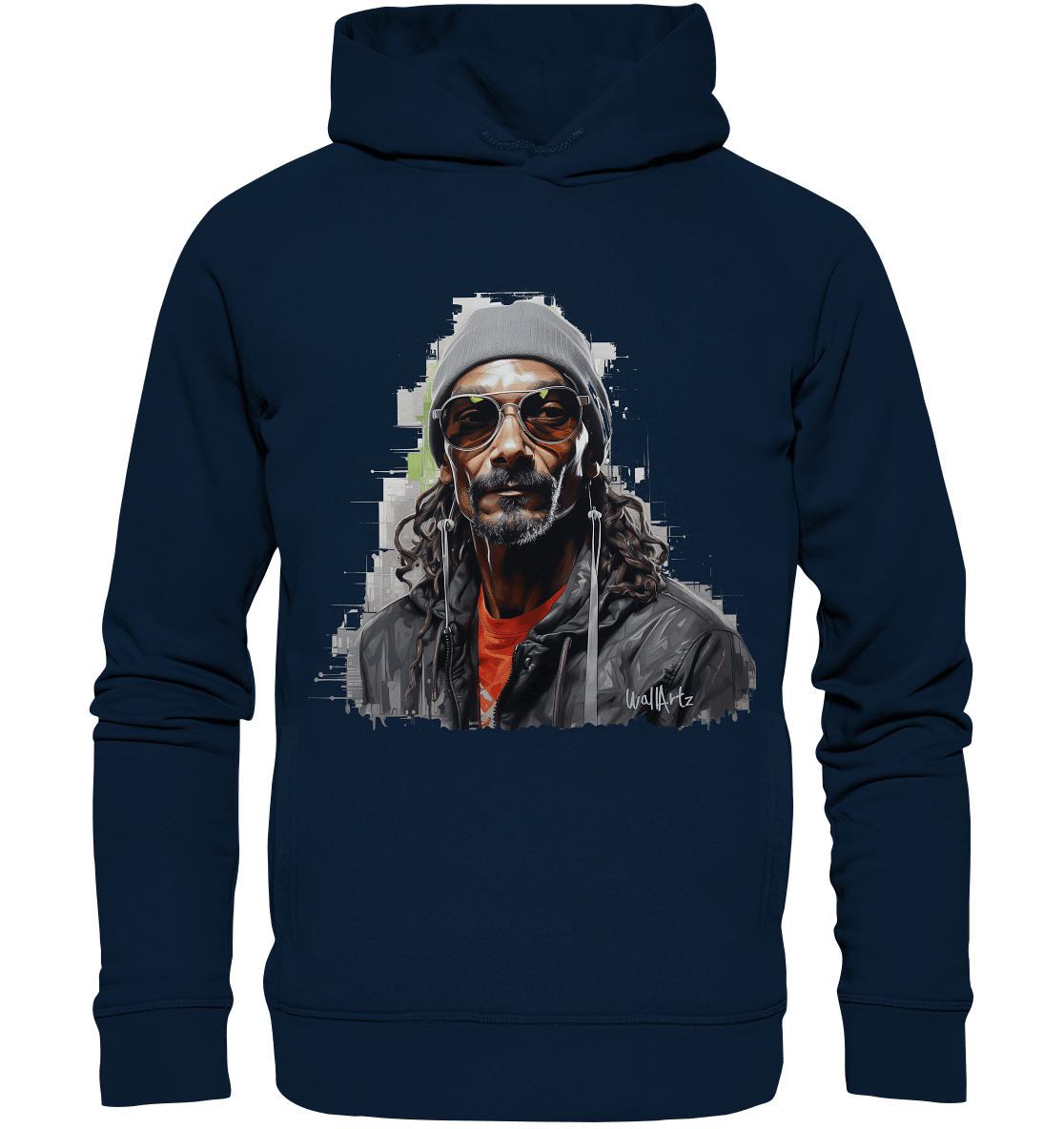 WallArt - Snoop Dog - Organic Fashion Hoodie - Snapshirts