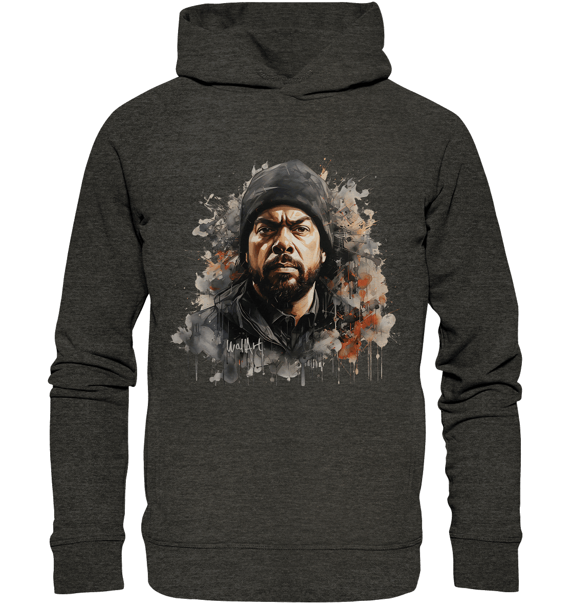 WallArt - Ice Cube - Organic Fashion Hoodie