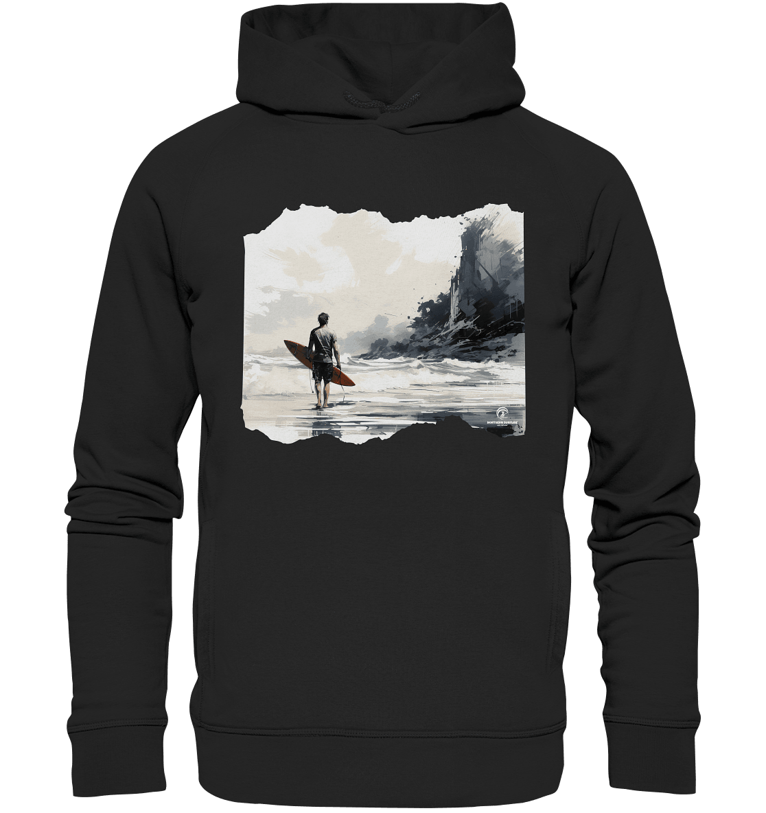 Northern Surfline - Organic Fashion Hoodie - Snapshirts