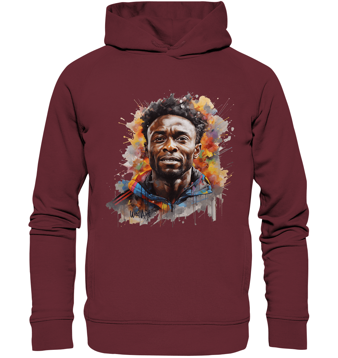 WallArt - Pelé - Organic Fashion Hoodie - Snapshirts