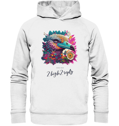 2high2reply / seagull - Organic Fashion Hoodie