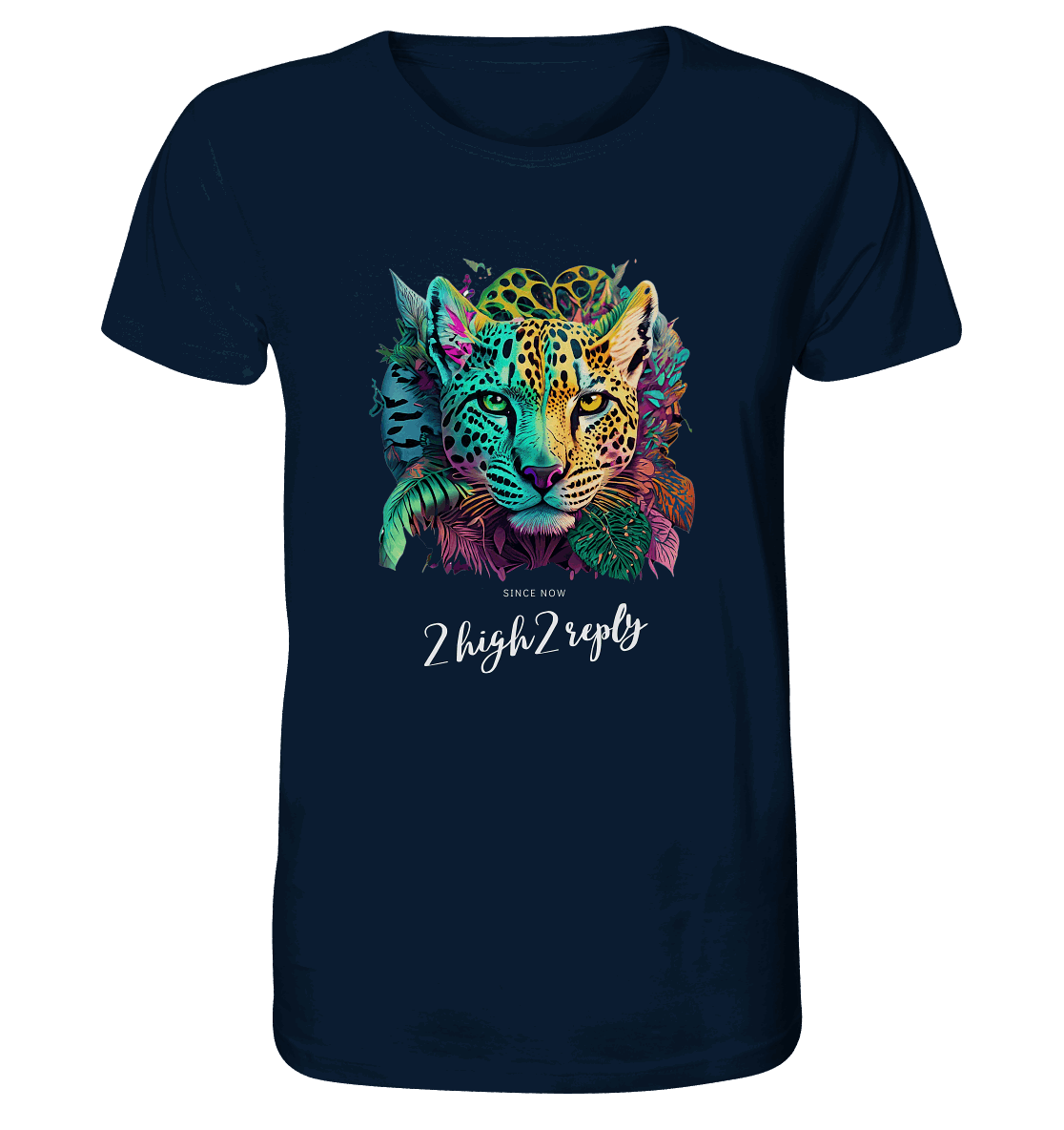 2high2reply / leppard - Organic Shirt
