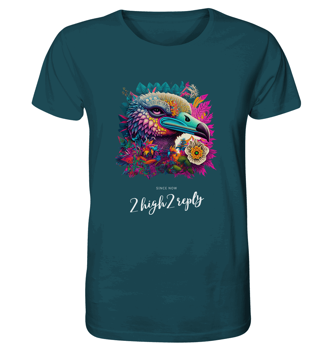2high2reply / seagull - Organic Shirt