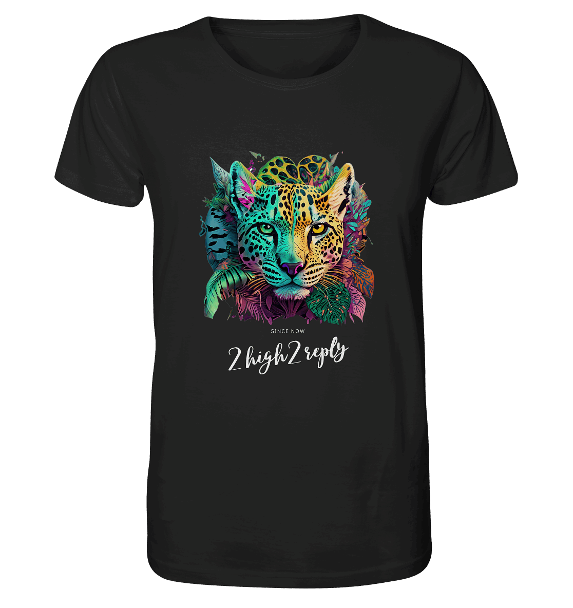 2high2reply / leppard - Organic Shirt