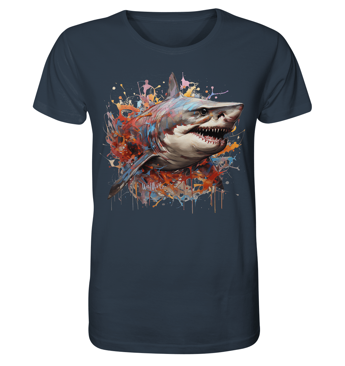 WallArt - shark in a tank - Organic Shirt - Snapshirts