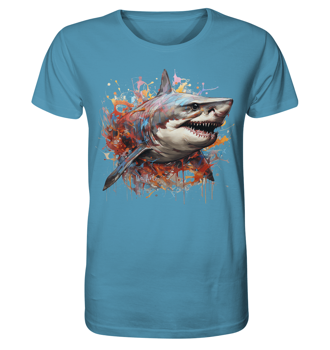 WallArt - shark in a tank - Organic Shirt - Snapshirts