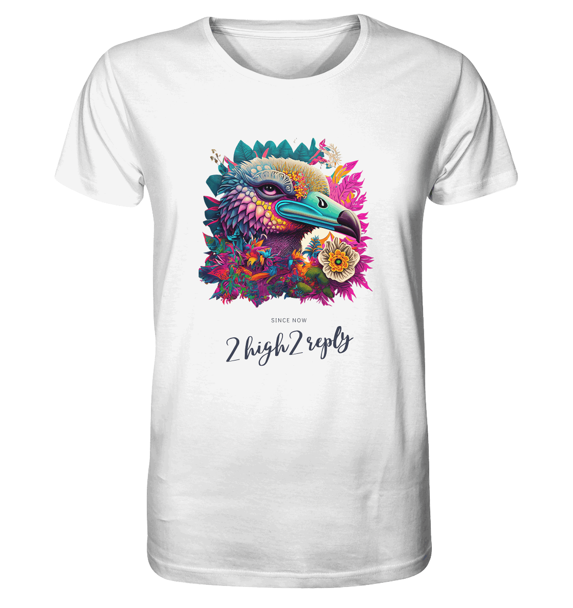 2high2reply / seagull - Organic Shirt